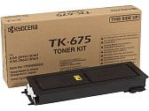 Тонер-картридж Kyocera TK-675 черный, оригинальный, 20 000 стр.